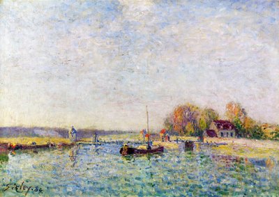 Der Kanal, 1884 von Alfred Sisley